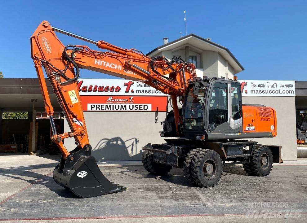 Hitachi ZX210W-3 ホイール式油圧ショベル（パワーショベル・ユンボ・バックホー）