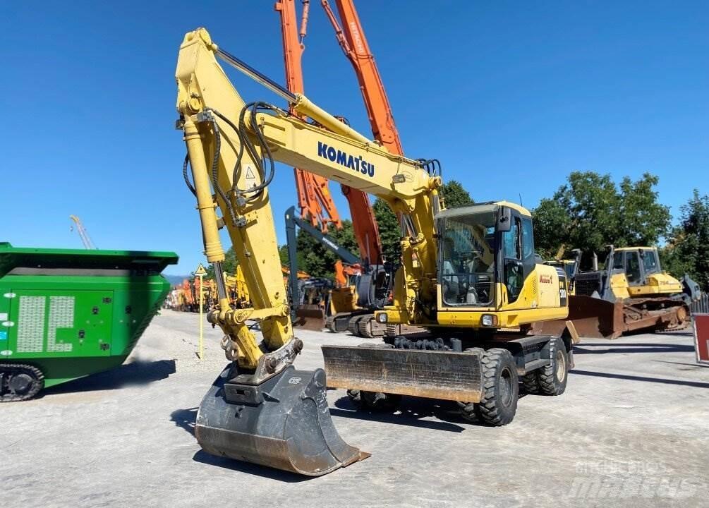 Komatsu PW200 7K ホイール式油圧ショベル（パワーショベル・ユンボ・バックホー）