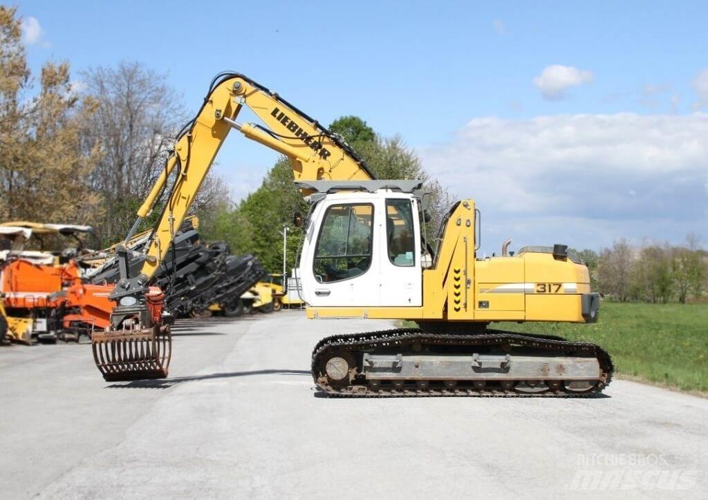 Liebherr R317 Litronic ホイール式油圧ショベル（パワーショベル・ユンボ・バックホー）