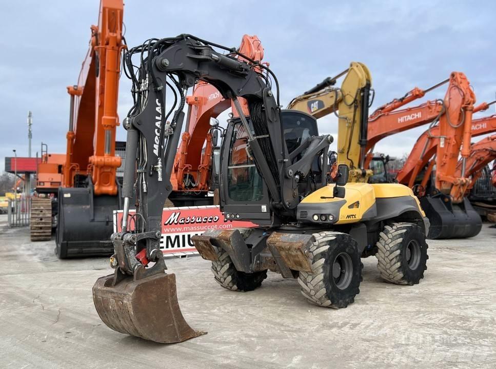 Mecalac 12 MTX ホイール式油圧ショベル（パワーショベル・ユンボ・バックホー）