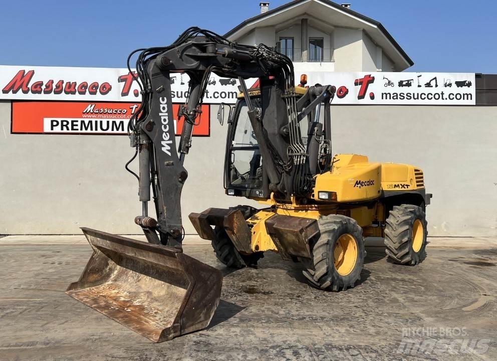 Mecalac 12MXT-E ホイール式油圧ショベル（パワーショベル・ユンボ・バックホー）