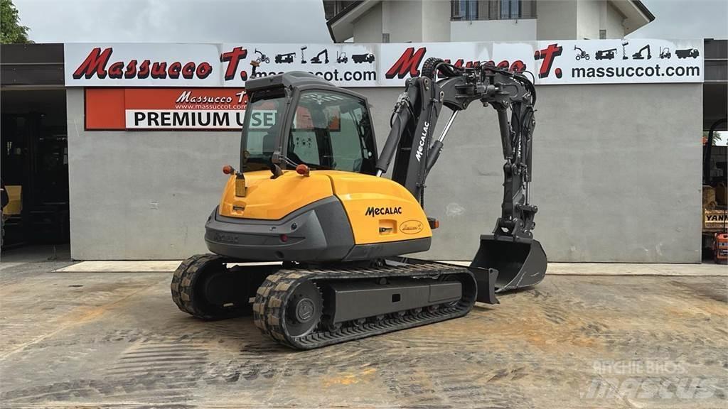 Mecalac 8MCR 中型油圧ショベル 7ｔ-12ｔ（ユンボ・パワーショベル・バックホー）