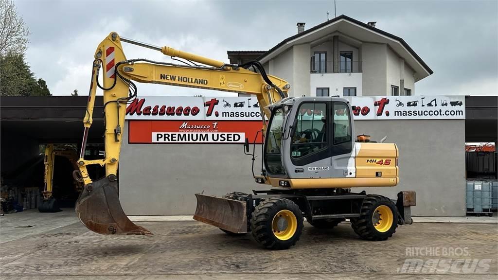 New Holland MH 4.6 ホイール式油圧ショベル（パワーショベル・ユンボ・バックホー）