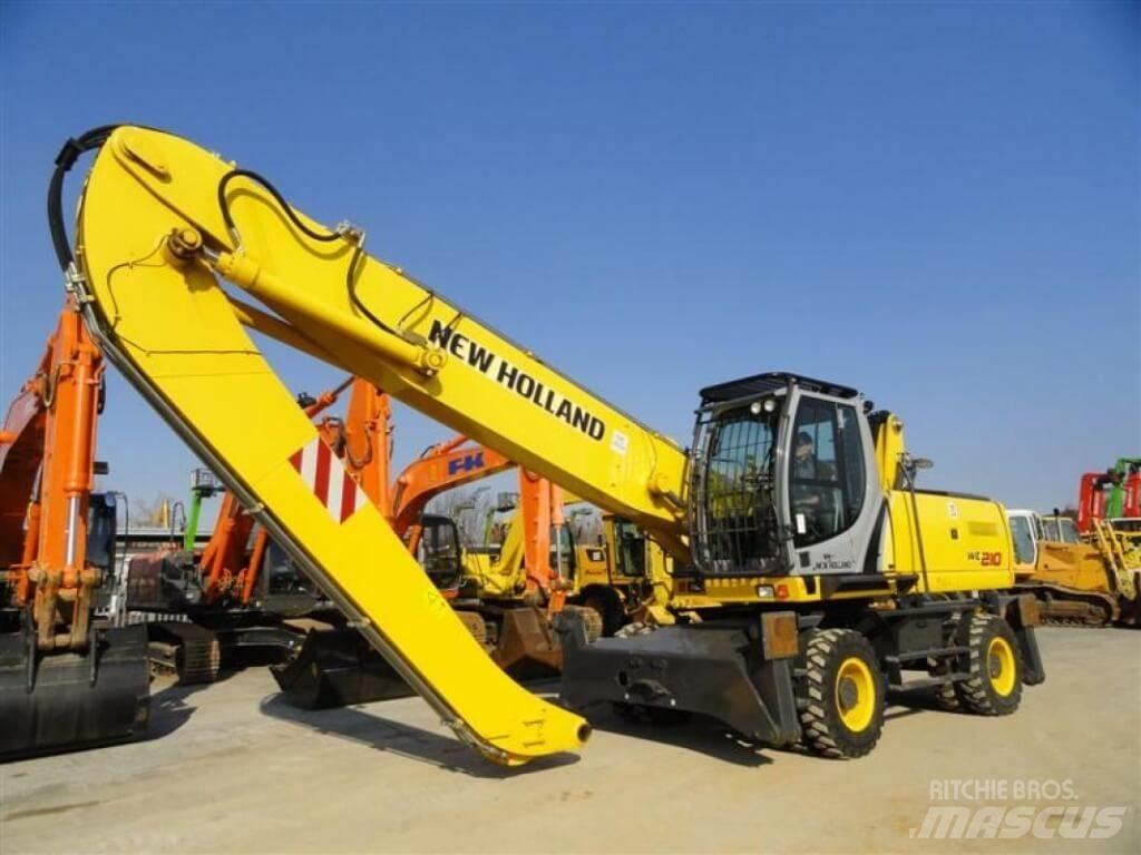New Holland WE210 ホイール式油圧ショベル（パワーショベル・ユンボ・バックホー）