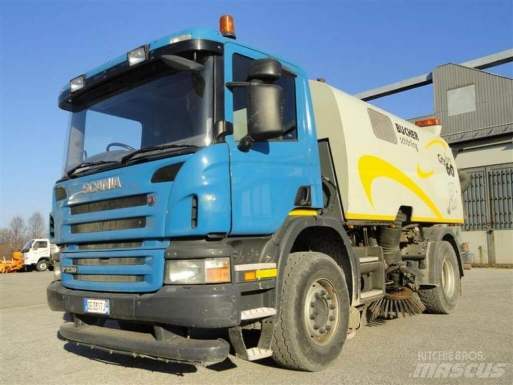 Scania P 230 Bucher 街路清掃車