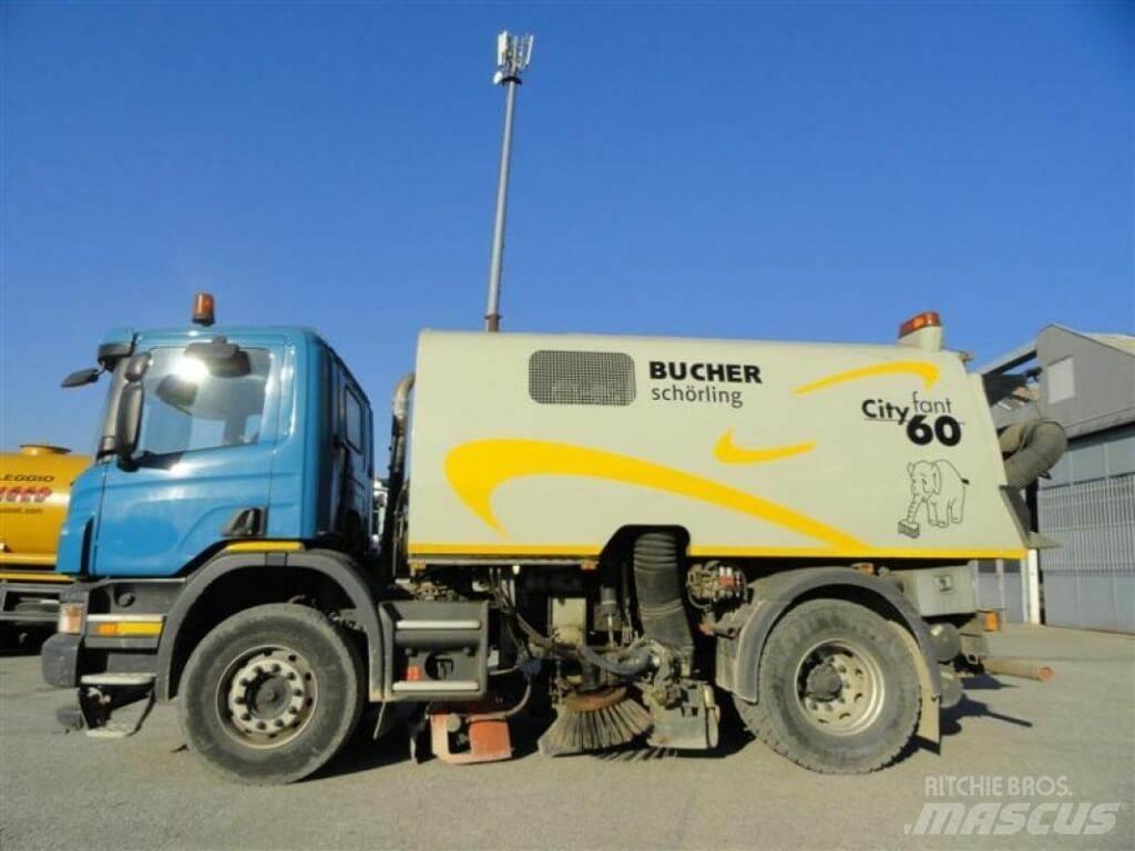 Scania P 230 Bucher 街路清掃車