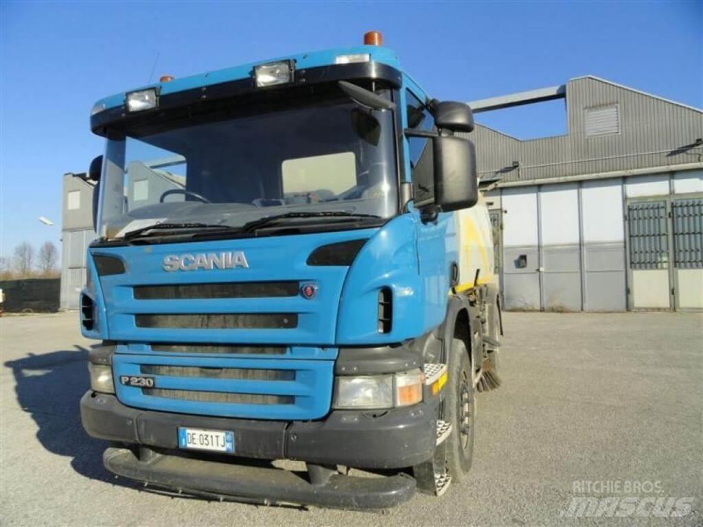 Scania P 230 Bucher 街路清掃車