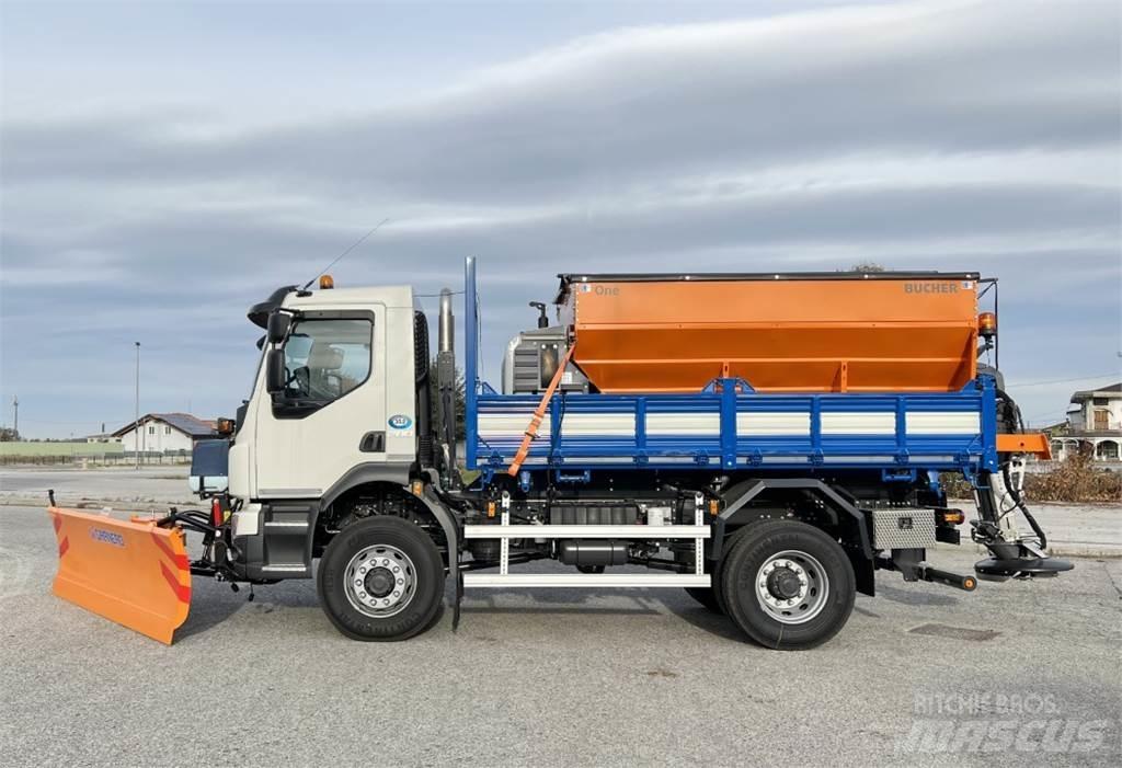 Volvo BM FL816-280 4X4 スノーブレードとプラウ