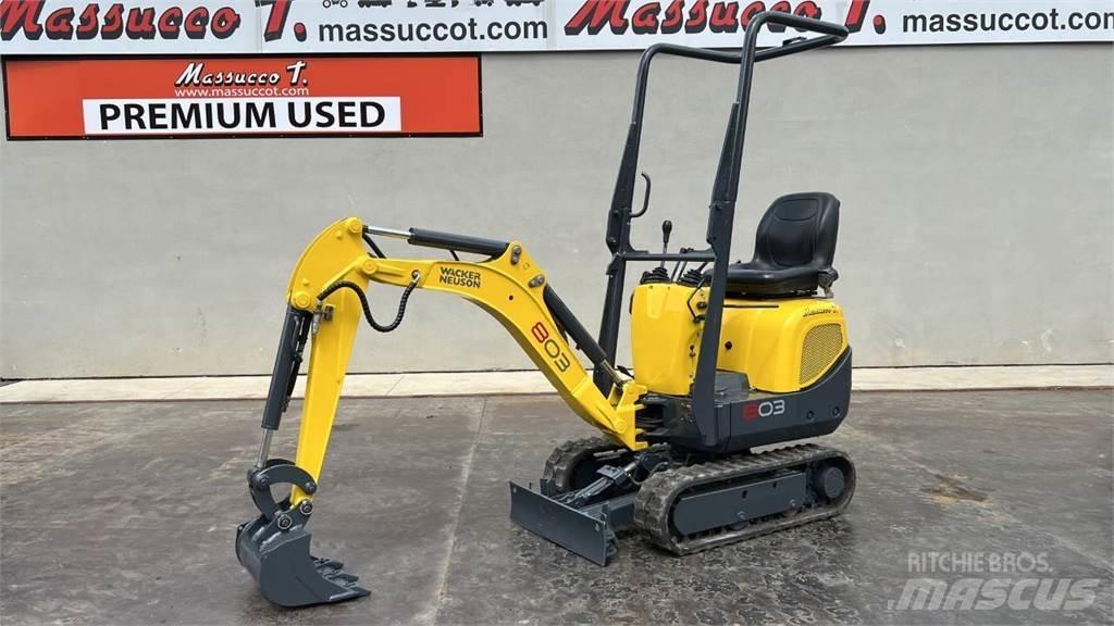 Wacker Neuson 803 ミニ油圧ショベル 7t以下（ミニユンボ・ミニディガー）