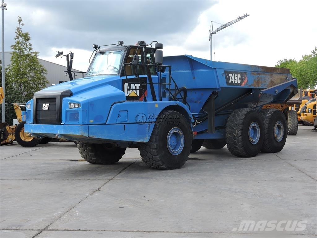 CAT 745C TAILGATE アーティキュレート式ダンプトラック