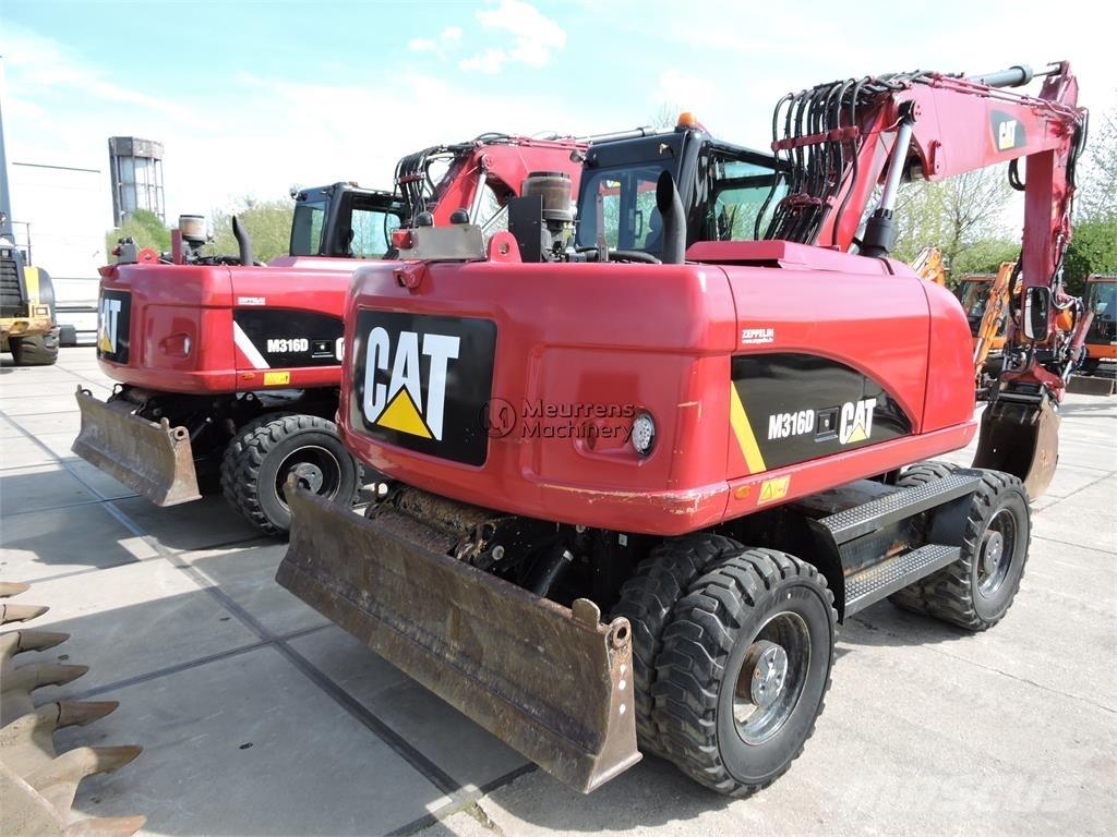 CAT M316D ROTOTILT ホイール式油圧ショベル（パワーショベル・ユンボ・バックホー）