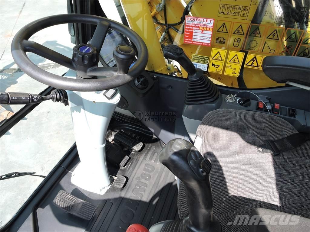 Komatsu PW148 ホイール式油圧ショベル（パワーショベル・ユンボ・バックホー）