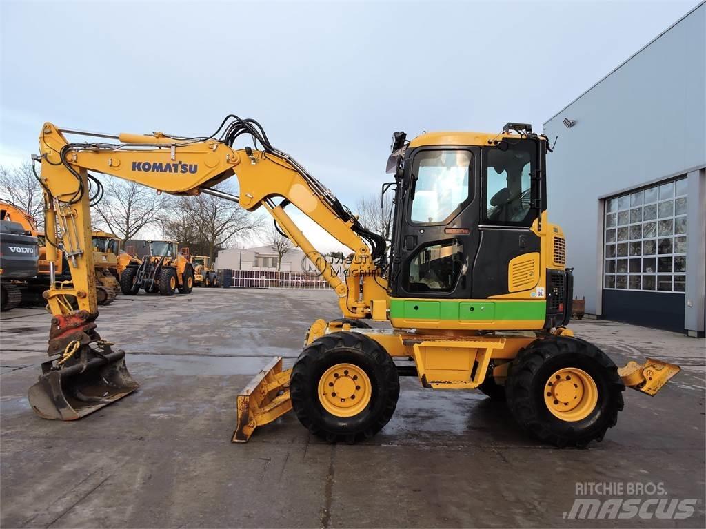 Komatsu PW98 ホイール式油圧ショベル（パワーショベル・ユンボ・バックホー）