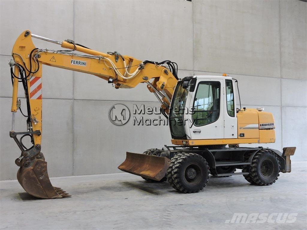 Liebherr A312 ホイール式油圧ショベル（パワーショベル・ユンボ・バックホー）