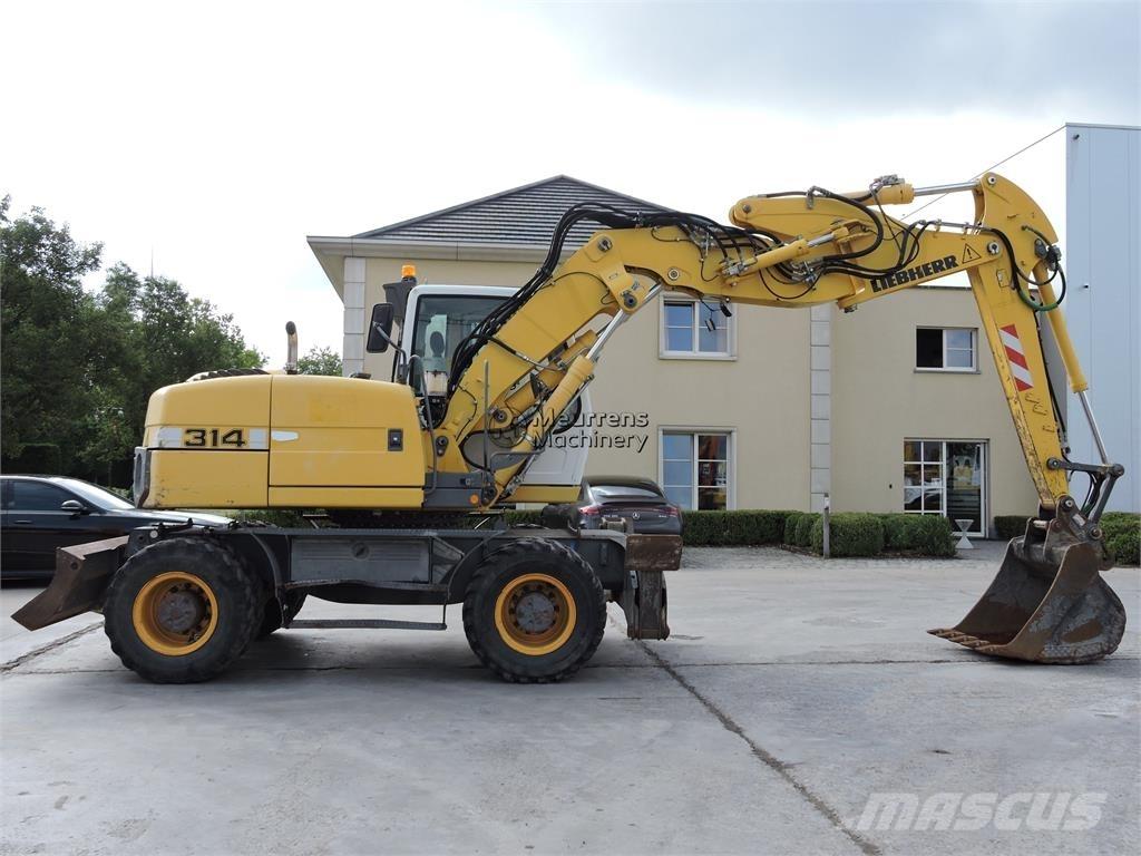 Liebherr A314 ホイール式油圧ショベル（パワーショベル・ユンボ・バックホー）