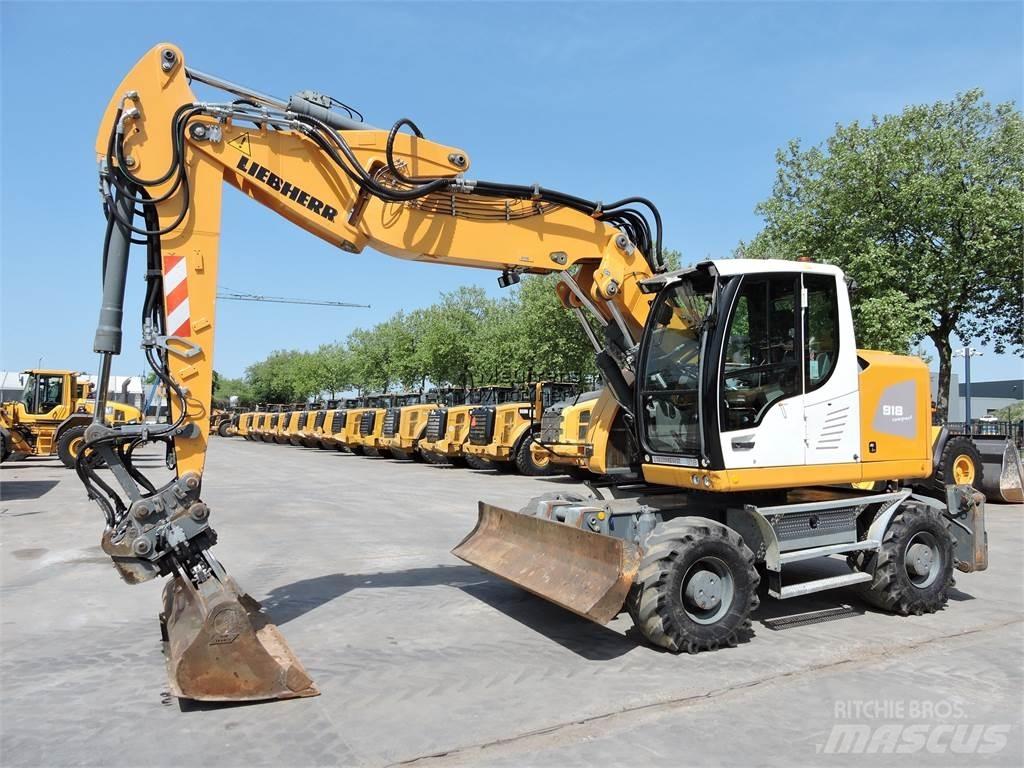 Liebherr A918 ホイール式油圧ショベル（パワーショベル・ユンボ・バックホー）