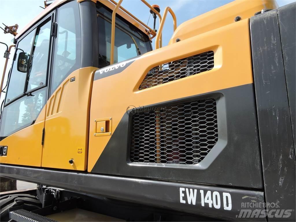 Volvo EW140D ホイール式油圧ショベル（パワーショベル・ユンボ・バックホー）