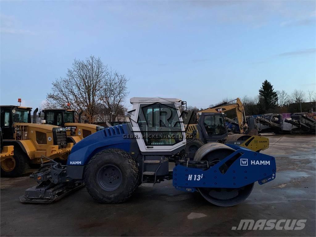 Hamm H 13i + Platten 振動ローラ