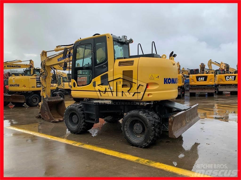 Komatsu PW148-10 ホイール式油圧ショベル（パワーショベル・ユンボ・バックホー）