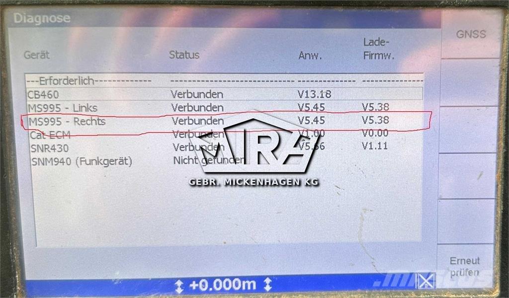 Trimble MS995 建設機械 -　その他