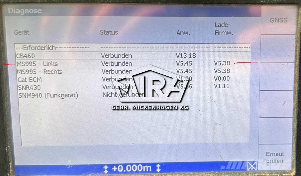 Trimble MS995 建設機械 -　その他