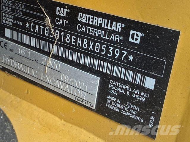 CAT 301.8-05A ミニ油圧ショベル 7t以下（ミニユンボ・ミニディガー）