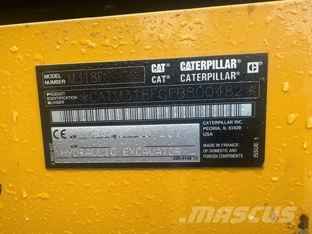 CAT M318F ホイール式油圧ショベル（パワーショベル・ユンボ・バックホー）