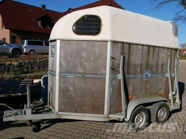  Holz Poly 2 Pferde 家畜輸送用トレーラー