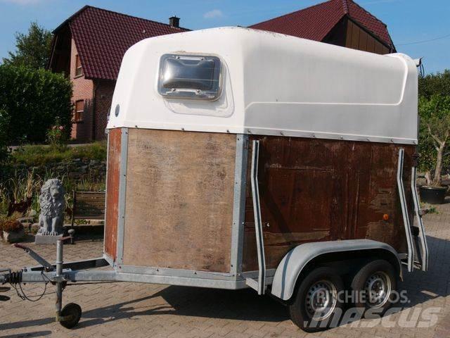  Holz Poly 2 Pferde 家畜輸送用トレーラー