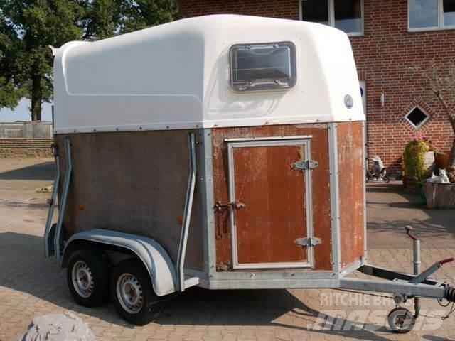  Holz Poly 2 Pferde 家畜輸送用トレーラー