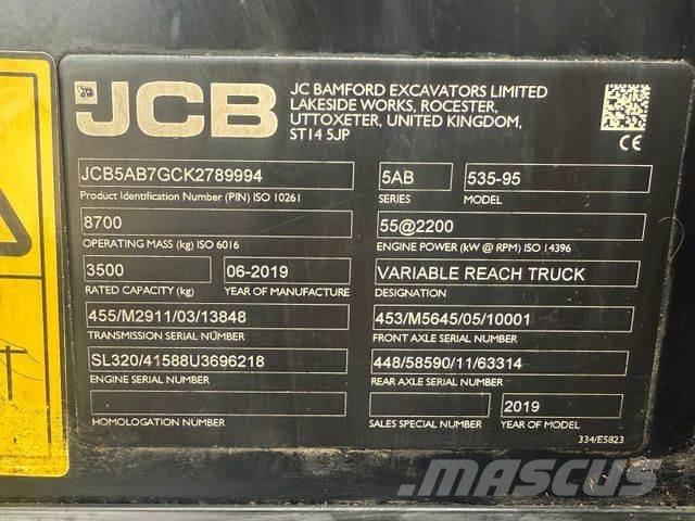 JCB 535-95 テレスコーピックハンドラー