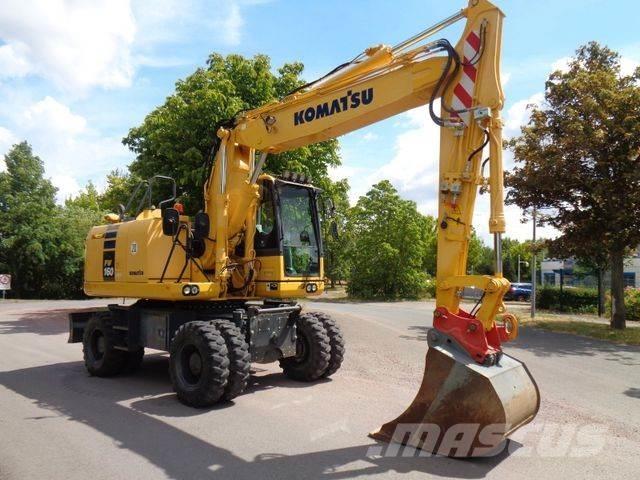 Komatsu PW 160-10 ホイール式油圧ショベル（パワーショベル・ユンボ・バックホー）