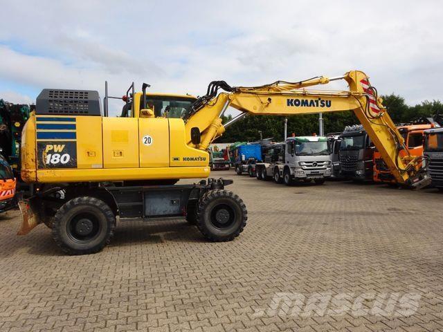 Komatsu PW180-11 ホイール式油圧ショベル（パワーショベル・ユンボ・バックホー）