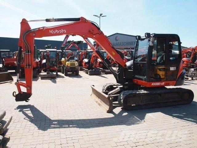 Kubota KX080-4a ミニ油圧ショベル 7t以下（ミニユンボ・ミニディガー）