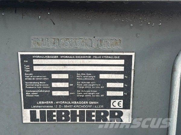 Liebherr LH26 ホイール式油圧ショベル（パワーショベル・ユンボ・バックホー）
