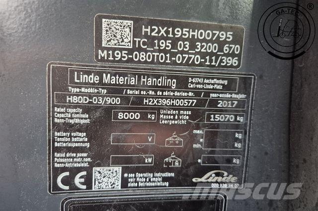 Linde H80D-03/900 ディーゼル・軽油