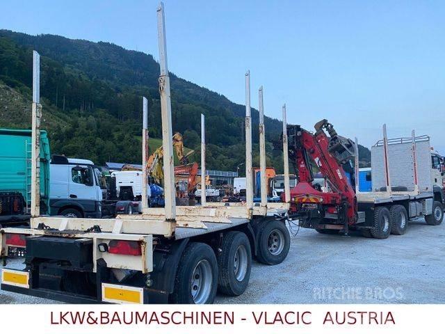 MAN TGS 33.480 6x6 木材トラック