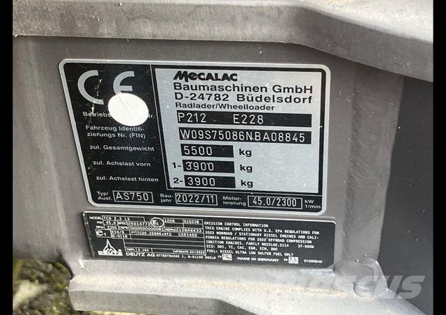 Mecalac AS 750 ホイールローダー・タイヤショベル