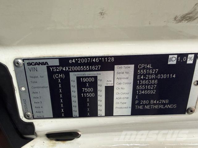 Scania P280 4X2 ボックスボディー、ウイング、箱車