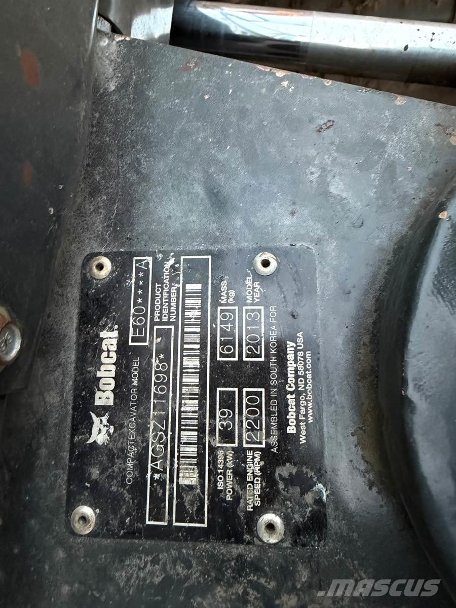 Bobcat E60 大型油圧ショベル12t以上（パワーショベル・ユンボ）