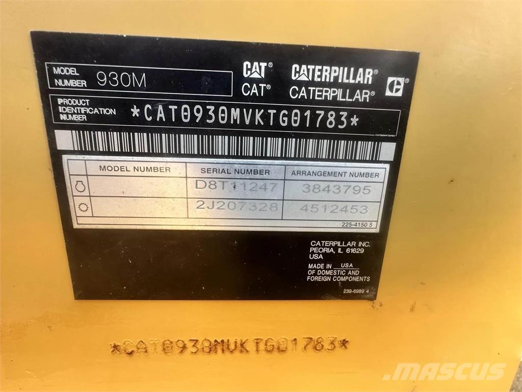 CAT 930M ホイールローダー・タイヤショベル
