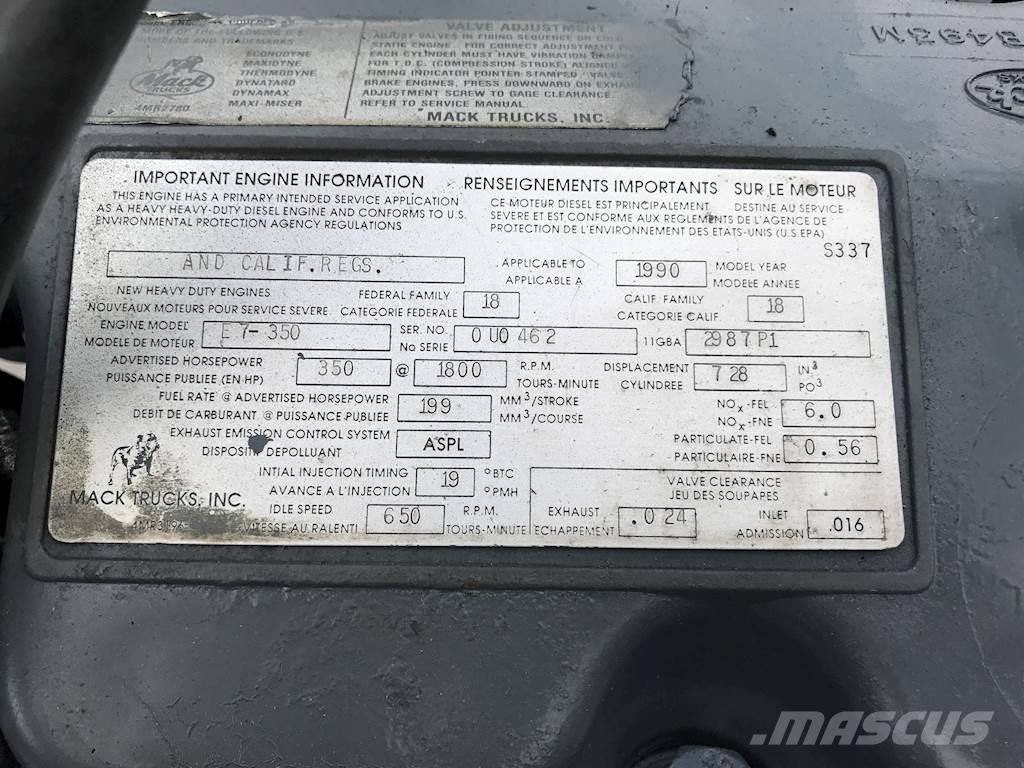 Mack E7-350 エンジン