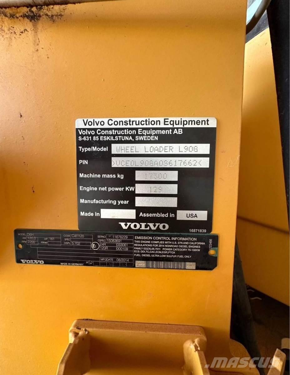 Volvo L90G ホイールローダー・タイヤショベル