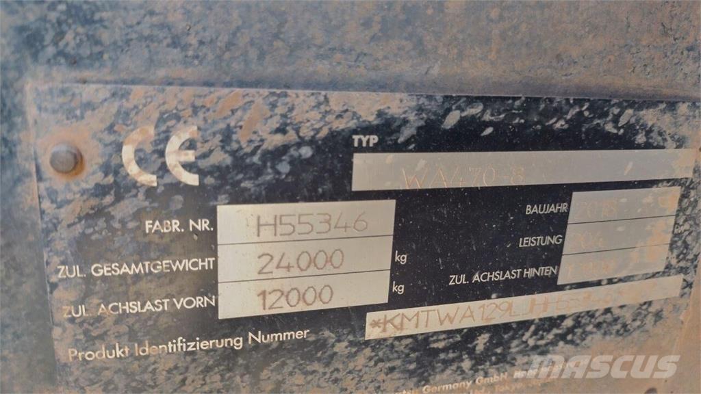 Komatsu WA 470-8 ホイールローダー・タイヤショベル