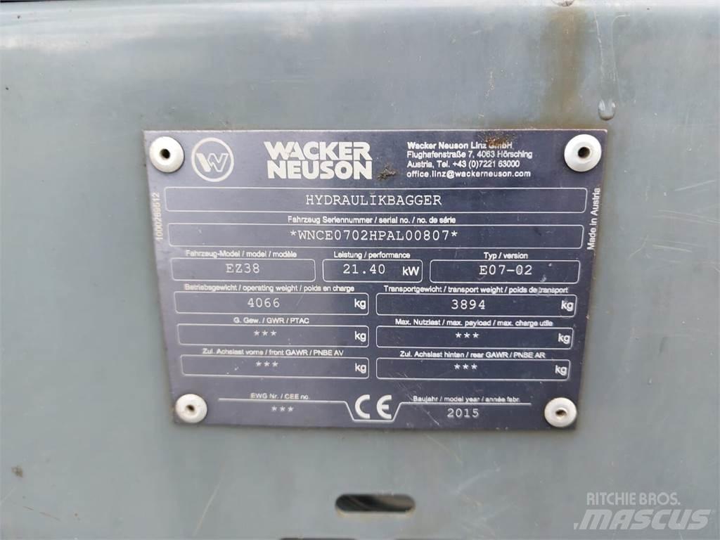 Wacker Neuson EZ38 大型油圧ショベル12t以上（パワーショベル・ユンボ）