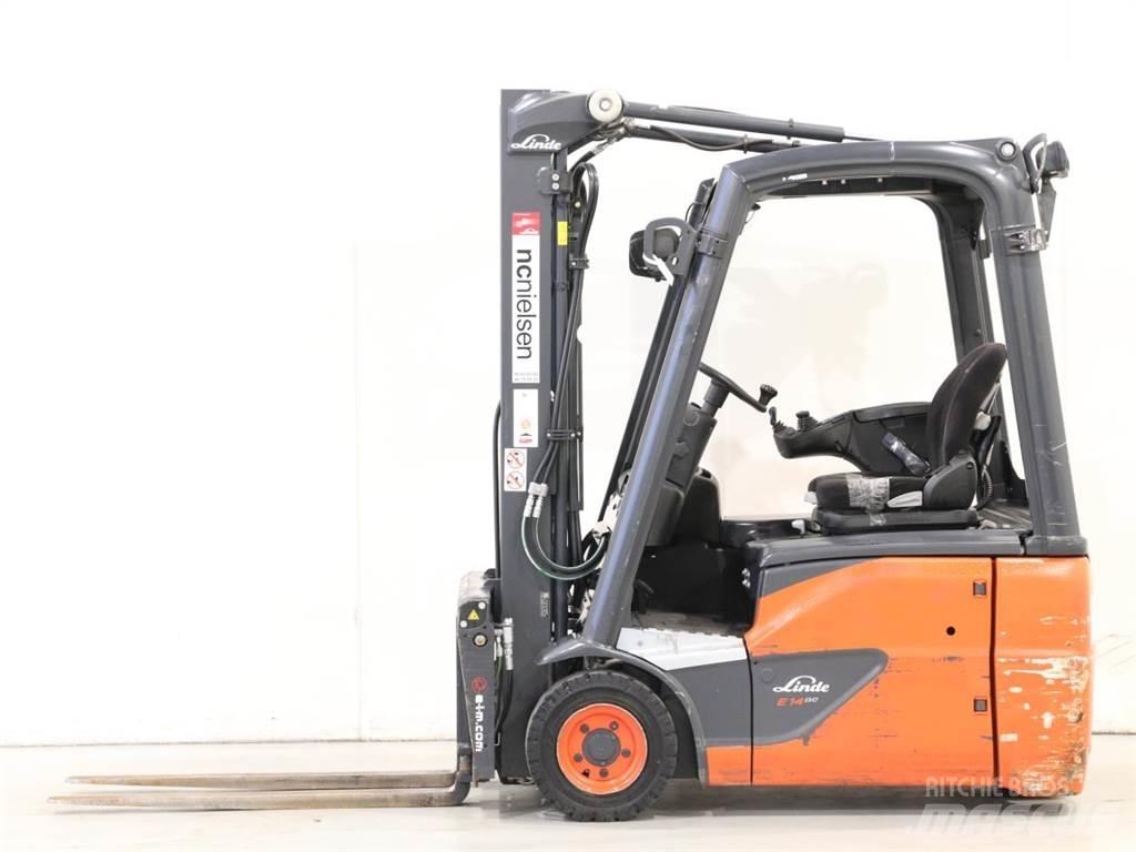 Linde E14/386-02 EVO バッテリーフォークリフト