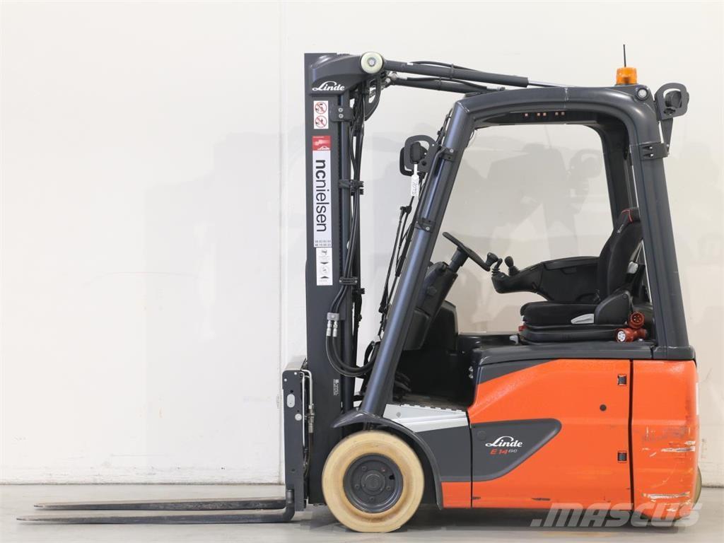 Linde E14/386-02 EVO バッテリーフォークリフト