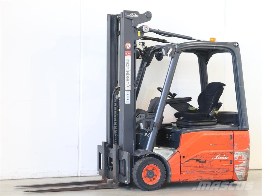 Linde E16/386-01 バッテリーフォークリフト