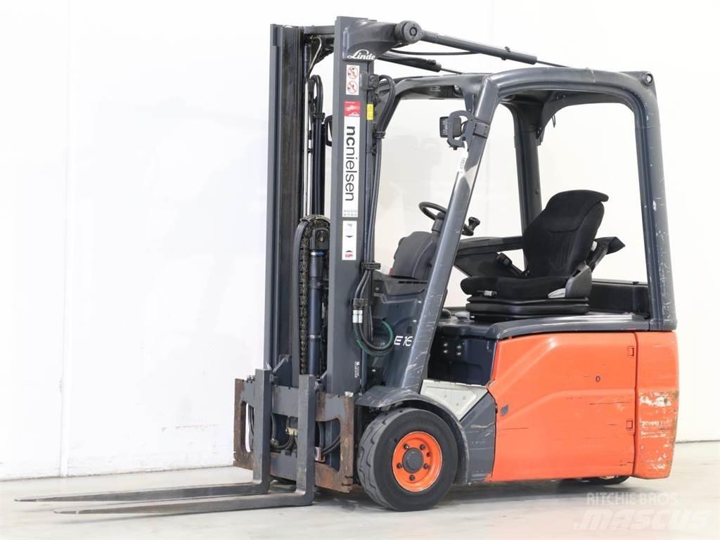 Linde E16/386-01 バッテリーフォークリフト