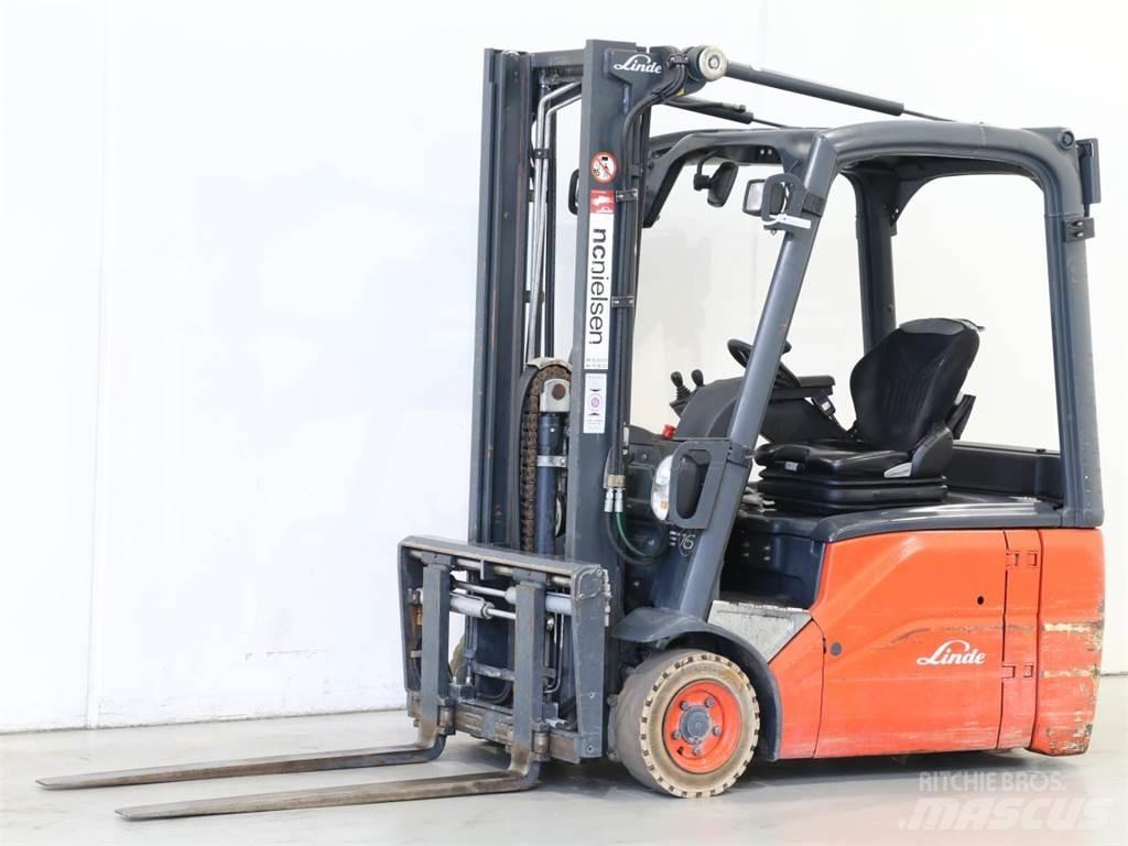 Linde E16/386-01 バッテリーフォークリフト